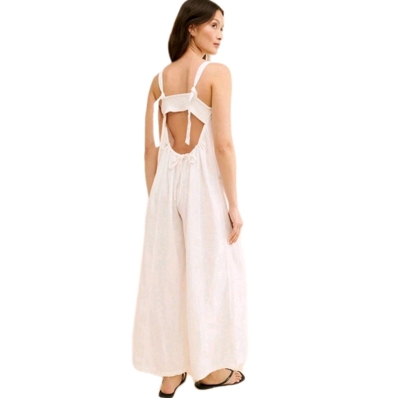 Free People Drifting Dreams One Piece Sleeveless Pull On Wide-leg Jumpsuit Sz: S - Picture 2 of 7
